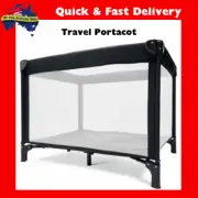 Travel Portacot Home Travelling Baby Toddler Sleeping Bed Portable Cot Crib AU