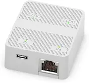 Lnqwhduu 2 Port Gigabit Network Switch RJ45 Switch Network Splitter Cable Extender 1000mbps Selector Adapter 1 in 2 Out White