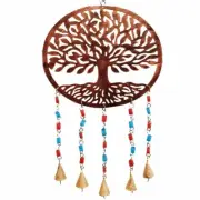 Tree of Life Metal Cut Bell 70CM Hanging Bells Decoration Home Wall
