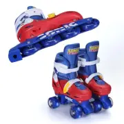 Kids 2in1 Roller Skates: Quads to Inlines, LED Wheels, ABEC-7 Bearings