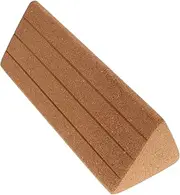 TOGEVAL Triangle Cork Yoga Blocks Non Slip Lightweight Yoga Accessories for Home Gym Dance Fitness Training for Enhances Coordination Flexibility