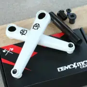 DEMOLITION BMX MARKIT BICYCLE CRANKS WHITE DENNIS ENARSON