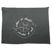 Rltw When In Doubt Pedal It Out Gray Crank - Funny Novelty Cycling Sports Towel