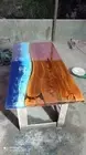 Ocean Epoxy Wooden resin coffee & Side Sofa Table Top Living Room Decor Interior
