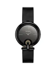 Tory Burch The Pierced Two Hand Black Stainless Steel Watch, 36mm