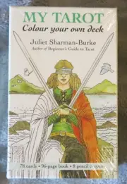 My Tarot Colour your own Deck - SEALED - 78 Cards, 96 page book & Color Pencils