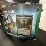 *See Photo* Sticker on box Magic Mtg elven empire commander deck Kaldhiem SEALED