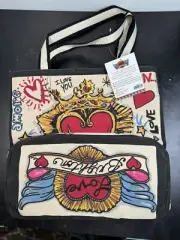 Brighton Queen of Love Womens Tote Bag Canvas Inside Zip Pocket Double Handles