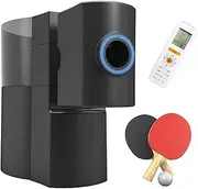 Ping Pong Ball Machine, Portable Table Tennis Robot with 360° Adjustable Machine Head, 30-90 Balls/min Output Frequency for Training/Tabletop Table Tennis