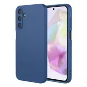 For Samsung Galaxy A55 5G Blue Silicone Gel case