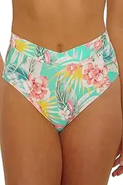 [SALT LIFE] Women's Biscayne Cassidy Bikini Bottom, Cheeky Coverage, Swimwear Separates