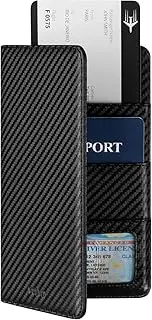 [VULKIT] Passport Wallet RFID Blocking Travel Wallet Long Size Design for Men & Women