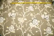 Diane Von Furstenberg Linen home decor fabric, Night Vine for Kravet fabric