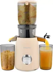 Juicer Cold Press Juicer 4.1'' Large Feed Slow Masticating Chute Fit Whole New