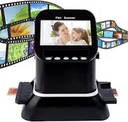 Film & Slide Scanner, High Resolution Slide Scanner for Old Slides, Convert 35mm, 135, 126, 127 Negative & Slides to Digital JPEG, 4.3 Inch LCD Screen Digital Photo Converter