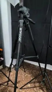 “Camera Tripod Stand Adjustable Lightweight Portable for DSLR Phone Mount”