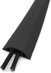 Floor Cord Cover D40 Self-Adhesive Power Cable Protector, PVC Silicone Cord