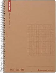 Maruman A5 spiral notebook grid ruled 80 sheets N247ES 5 volume set