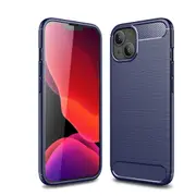 MCC Slim iPhone 14 Plus Shockproof Soft Carbon Case Cover Apple Skin 2022 [Dark Blue]