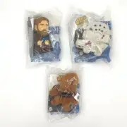 Star Wars Episode III Revenge of the Sith Burger King 3 Figurine Set 2005 Sealed