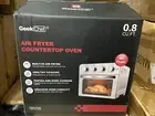 New Geek Chef Air Fryer Toaster Oven Combo Silver Stainless Steel 0.8 cu Ft