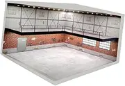 1:64 Scale Parking Lot Vehicle Garage Showcase Parking Garage Model Container Diecast Car Display for Diecast Car Diorama, C
