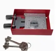 Two Bolts Key Lock Cabinet Lock Password Box Mechanical Lock Vault 6 Leaf Lock