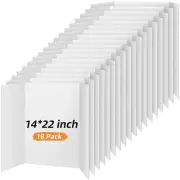18 Pcs Tri Fold Poster Board Bulk, Lightweight Presentation Board, Science Fa...