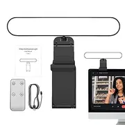 Video Conference Lighting - 40 LEDs Video Conferencing Light - Adjustable Brightness, 360° Rotation, Computer Monitor Light, Video Call Lighting for Interviews