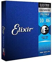 Elixir Guitar Strings Electric Polyweb Light 10-46