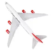 1/400 16cm Virgin Atlantic B747 Airplane Model Alloy Diecast Aircraft Display J