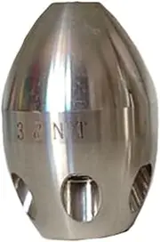 Generic Jetter Nozzle Flusher Pipe Nozzles Portable, High Pressure, Spray Head, Quick Connector Drain Cleaning Nozzle Jetter Head, Front 1 Rear 6, 6.1cmx3.9cm