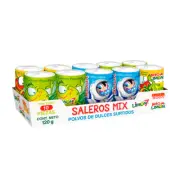 SALEROS MIX, 10 pieces of delicious powdered candy powder with sour flavor