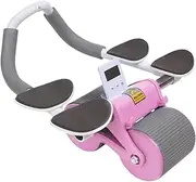Abdominal Wheel Roller, Automatic Abdominal Wheel, Intelligent Automatic Rebound Exercise Roller, Core Reinforcement Equipment, Portable Training Tool for Back, Chest, Arm