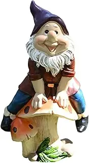 Kisangel Garden Statues Outdoor Large Garden Ornaments Resin Dwarf Figure Decor