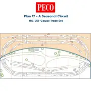 PECO Plan 17: A Seasonal Circuit - Complete HO/OO Gauge Track Pack