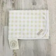 The Beaufort Bonnet Company Buggy Blanket Neutral Palmetto Pearl Gingham Baby