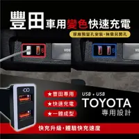 在飛比找樂天市場購物網優惠-Carster 豐田TOYOTA預留孔(中型)｜USB+US