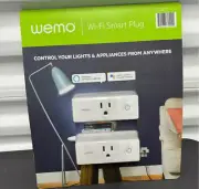Wemo Mini Wi-Fi Smart Plug 2-pack Works with Alexa Google Assistant Nest