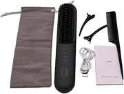 Hair Straightener Comb,Hair Comb Straighten Comb Negative Ionic | Hair Straightening Brush, Anti-Scald Straighten Brush, Fast Heating Straightening Comb