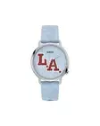 Guess Women Denim Watch LA Embroidered Model Unisex Blue Watches