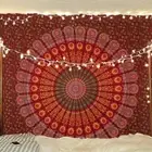Handmade Indian hippie Bohemian Psychedelic Peacock Mandala Wall hanging Coll...