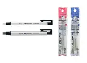 Tombow Mono Zero Precision Eraser Set Round Square Tip Refillable 2.3mm