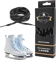 Waxed Lace for Roller Skates,Reinforced Waxed Skates Laces | Bright Colors Skating Shoe Accessories for Roller Skates, Hockey Skates, Inline Skates, Ice Skates