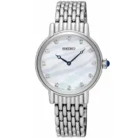 在飛比找momo購物網優惠-【SEIKO 精工】CS系列 珍珠母貝面 時尚腕錶 SK04