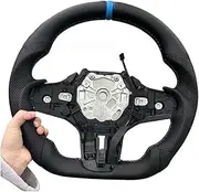 Leather Car Steering Wheel Compatible For BMW G20 G30 M2 M3 M4 F40 F44 G21 G28 G22 F87 G80 F82 F3 G29 G31 G38 G32 G14 G15 G16 G01 G02 F90(With heating)