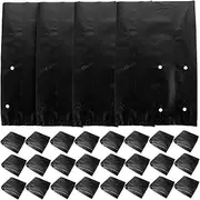 MOTHNUR 100pcs Seedling Bag Gardening Bag Plant Nursery Gardening Plant Planting Pouch Black or