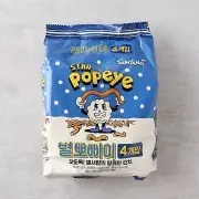 Korean Snack SAMYANG BYUL POPEYE 288g(72g x 4packs) Noodle Shape Star Candy
