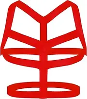 [Generic] Mens Fitness Harness Stretch Chest Muscle Sexy Halter Club Wear Crop Top Muscle Harness Shoulder Bandage Strap Costume