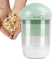 Tablet Cutter - Medicine Grinder, Tablet Slicer with Storage Box | Pill Splitter Crusher, Medicine Cutter Splitter for Friends Family Adults Boys Girls